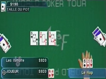 World Poker Tour screen shot game playing